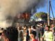 Φωτιά στη Μόρια: Τουλάχιστον ένας νεκρός, χάος και επεισόδια στον καταυλισμό