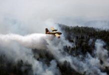 Φωτιά ΤΩΡΑ στο Μαρκόπουλο κοντά στο λατομείο
