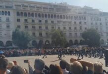 Θεσσαλονίκη: «Μακεδονία Ξακουστή» έπαιξε η μπάντα του Στρατού (ΒΙΝΤΕΟ)