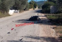 Νεκρός οδηγός μηχανής στην Κορινθία – Συγκρούστηκε με λεωφορείο