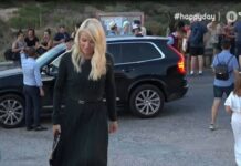 Ελένη Μενεγάκη: Καρέ καρέ η σόλο εμφάνιση στην φιλανθρωπική επίδειξη μόδας στο Σούνιο (Video)