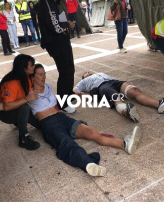 Θεσσαλονίκη: Εντυπωσιακή άσκηση μετά από "τρομοκρατικό χτύπημα" στη Μόνη Λαζαριστών – Οι εικόνες που καθήλωσαν περαστικούς – video