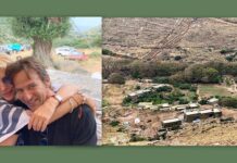 Μενεγάκη – Παντζόπουλος: Σκηνές καταστροφής στην ξενοδοχειακή μονάδα τους στην Άνδρο (Photos)