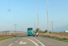 Λαμία: Η τρελή πορεία οδηγού λεωφορείου και οι προσπεράσεις (Βίντεο)