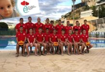 Και η ομάδα πόλο εφήβων του Ολυμπιακού κοντά στον μικρό Παναγιώτη – Ραφαήλ