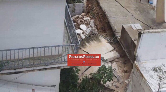 ΚΑΚΟΚΑΙΡΙΑ – ΠΕΙΡΑΙΑΣ: Εικόνες ΣΟΚ δίπλα σε Δημοτικό Σχολείο