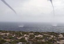 Εντυπωσιακές εικόνες: Ο «Γηρυόνης» έφερε υδροσίφωνες στην… Κρήτη