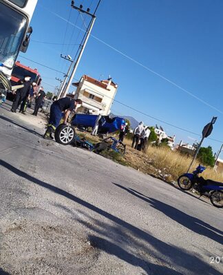 Μενίδι: Σφοδρότατη σύγκρουση λεωφορείου με αυτοκίνητο – Ένας τραυματίας