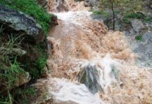 Πνίγηκε το Πήλιο. Ρεκόρ βροχόπτωσης – Πλημμύρες και κατολισθήσεις
