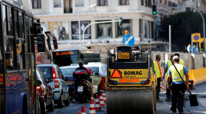 Ασφαλτοστρώσεις στο κέντρο της Αθήνας – Ποιοι δρόμοι θα κλείνουν