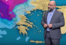 Προειδοποίηση Αρναούτογλου για «Διδώ»: «Μεγάλη προσοχή στους σφοδρούς ανέμους» – Οι «κόκκινες» περιοχές! (Χάρτης)