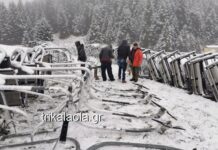 Τρίκαλα: Χιονοπόλεμος και δρόμοι παγοδρόμια. Ο χειμώνας έφερε αυτές τις εικόνες