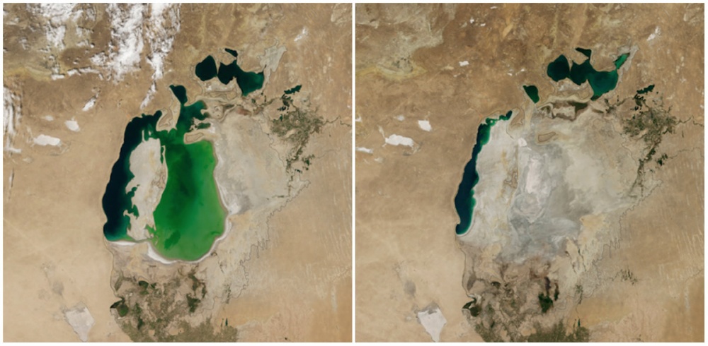 Η Γη «Τότε» και «Τώρα» : 17 σπάνιες φωτογραφίες της NASA αποκαλύπτουν τις δραματικές αλλαγές στον πλανήτη - Εικόνα2