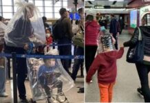 ΚΟΡΟΝΑΪΟΣ: Κινέζοι φοράνε πλαστικά μπουκάλια και σακούλες για να προστατευτούν από τον ιό