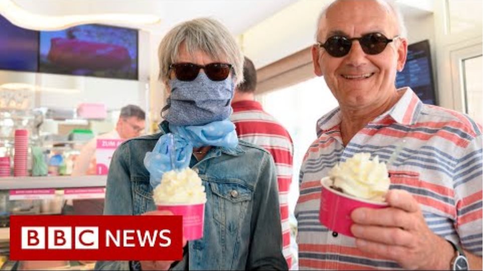 Germany eases coronavirus restrictions on shops - BBC News