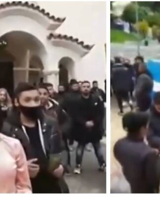 ΚΟΡΩΝΟΪΟΣ: Κοσμοσυρροή στην εκκλησία της Αγίας Βαρβάρας – Διαμαρτύρονταν για την απαγόρευση των συναθροίσεων