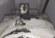 ΑΙΣΧΟΣ: Άγνωστοι διέρρηξαν εκκλησάκι και έκαψαν το ιερό (ΦΩΤΟ)