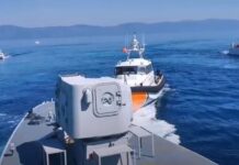 ΝΑΥΜΑΧΙΑ ΣΤΟ ΑΙΓΑΙΟ: Τουρκικές ακταιωροί συνόδεψαν μετανάστες στη Μυτιλήνη – Η απάντηση του Λιμενικού (ΒΙΝΤΕΟ)