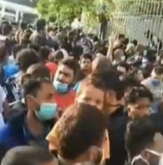 ΑΡΣΗ ΜΕΤΡΩΝ: Συνωστισμός στην Υπηρεσία Ασύλου χωρίς μάσκες και αποστάσεις
