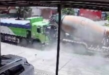 ΤΡΟΧΑΙΟ: Φορτηγό λιώνει αυτοκίνητο και οι επιβάτες βγαίνουν ζωντανοί από θαύμα