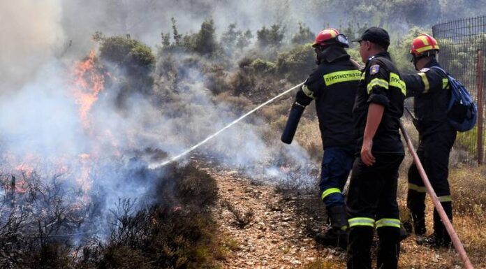 Πολύ υψηλός ο κίνδυνος πυρκαγιάς για σήμερα (χάρτης)