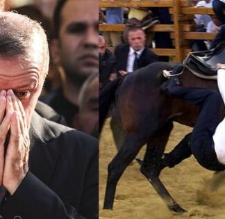 ΑΠΙΣΤΕΥΤΟ ΒΙΝΤΕΟ: Η τούμπα του Ερντογάν από το άλογο