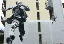 ΕΝΤΥΠΩΣΙΑΚΟ: Τεράστιο γκράφιτι στην μνήμη του Θανάση Βέγγου