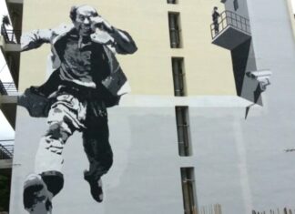 ΕΝΤΥΠΩΣΙΑΚΟ: Τεράστιο γκράφιτι στην μνήμη του Θανάση Βέγγου
