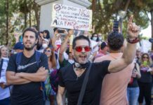 Κορωνοϊός – Ισπανία: Εκατοντάδες στους δρόμους ενάντια στη χρήση μάσκας