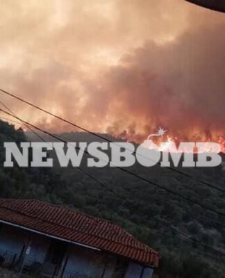 Φωτιά στη Μάνη: Ορατοί από το διάστημα οι καπνοί