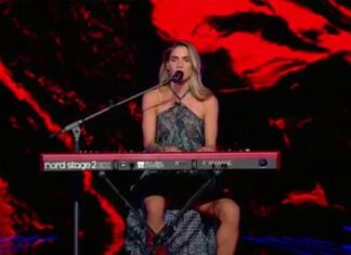 THE VOICE: Η καλλονή Αντωνία Καούρη και το ατύχημα με το διάφανο φόρεμα