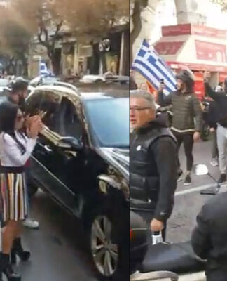 ΘΕΣΣΑΛΟΝΙΚΗ: Μοτοπορεία για το ΟΧΙ – Τραγούδησαν τον εθνικό ύμνο στην Τσιμισκή