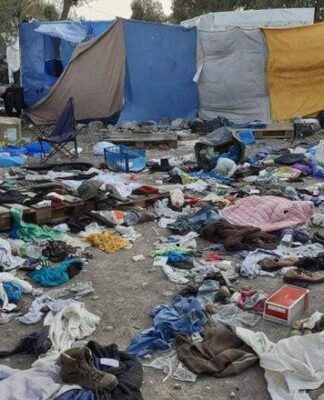 ΑΠΟΚΑΛΥΠΤΙΚΕΣ ΕΙΚΟΝΕΣ: Αμέτρητοι τόνοι από σκουπίδια στη Μόρια