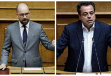 Μπάρκας – Σαντορινιός ενοχλημένοι με την εικόνα της Παναγίας στη Βουλή