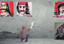 Αυτός είναι ο καλλιτέχνης που γεμίζει την Αθήνα με γκράφιτι μορφές αγωνιστών του 1821