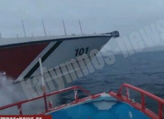 ΙΜΙΑ: Επικίνδυνα παιχνίδια από τουρκική ακταιωρό (ΒΙΝΤΕΟ)