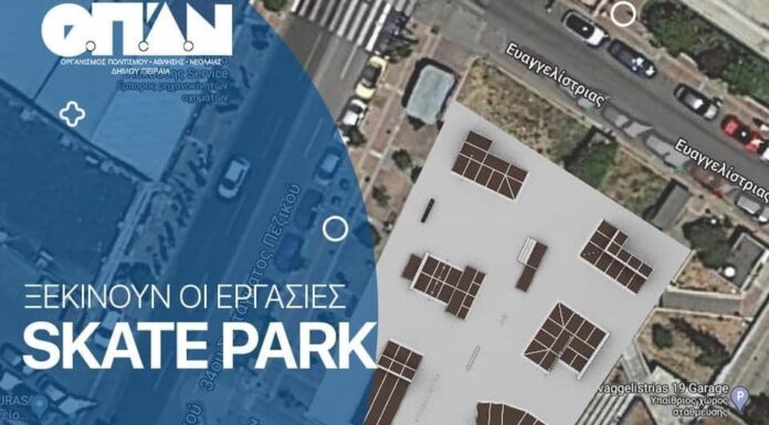 Έρχεται Skate Park στον Πειραιά! – Δείτε πού θα κατασκευαστεί