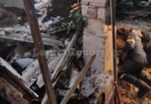Σοκ: Xαλάσματα ερειπωμένου σπιτιού καταπλάκωσαν άστεγο! (photo)