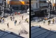 «Πόλεμος» στο Ηράκλειο: Άγριο ξύλο μεταξύ Πακιστανών στο κέντρο της πόλης (βίντεο)