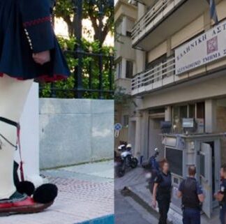 Σκηνές απείρου κάλλους: Εύζωνας στη φρουρά πλακώνεται με πρώην ΟΥΚά επειδή πήγε να του πάρει το όπλο