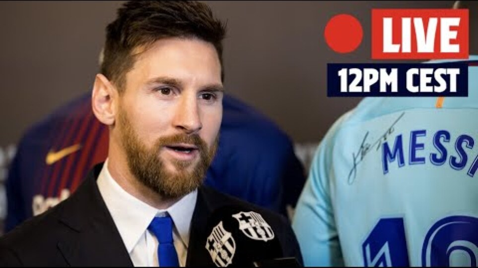 ? LIVESTREAM: LEO MESSI'S PRESS CONFERENCE from CAMP NOU