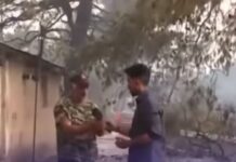 Βίντεο: Δημοσιογράφος «τσάκωσε» ληστή καθώς έβγαινε από σπίτι πυρόπληκτου;