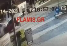 Bίντεο-σοκ από τη σφοδρή σύγκρουση δύο οχημάτων στην Πατρών-Πύργου