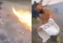 Βίντεο-σοκ: Κραυγαλέα απόπειρα εμπρησμού στον Νέο Βουτζά