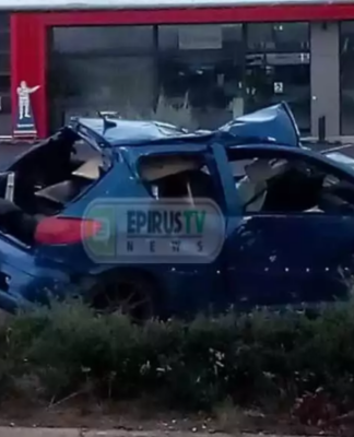 Τροχαίο-σοκ στα Γιάννενα – Νεκρός ένας νεαρός οδηγός