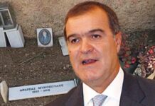 Εικόνες που σοκάρουν: Αυτός είναι ο τάφος του Ανδρέα Βγενόπουλου – Πεταμένη μια μαρμάρινη πλάκα και ένας σταυρός