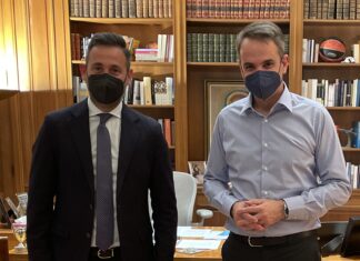 Συνάντηση Μελά με Μητσοτάκη στο Μαξίμου για θέματα του Πειραιά