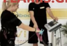 Η Ρούλα Πισπιρίγκου χαμογελαστή στο γυμναστήριο λίγα 24ωρα μετά τον θάνατο της Μαλένας