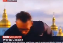 Δημοσιογράφος του BBC μεταδίδει live την ώρα των εκρήξεων στο Κίεβο – Δείτε βίντεο