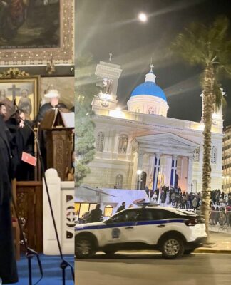 Αγία Ζώνη – Πειραιάς: Κατανυκτική Αγρυπνία από τον Ηγούμενο της Ι.Μ. Αναστάντος Χριστού Μεθόδιο και τη συνοδεία του (φωτο + βίντεο)